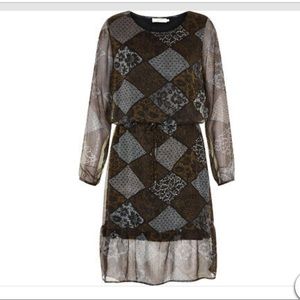 CREAM midi dress sz 36 NWT